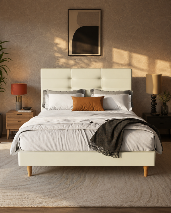 Arlen Faux Leather Bed Frame