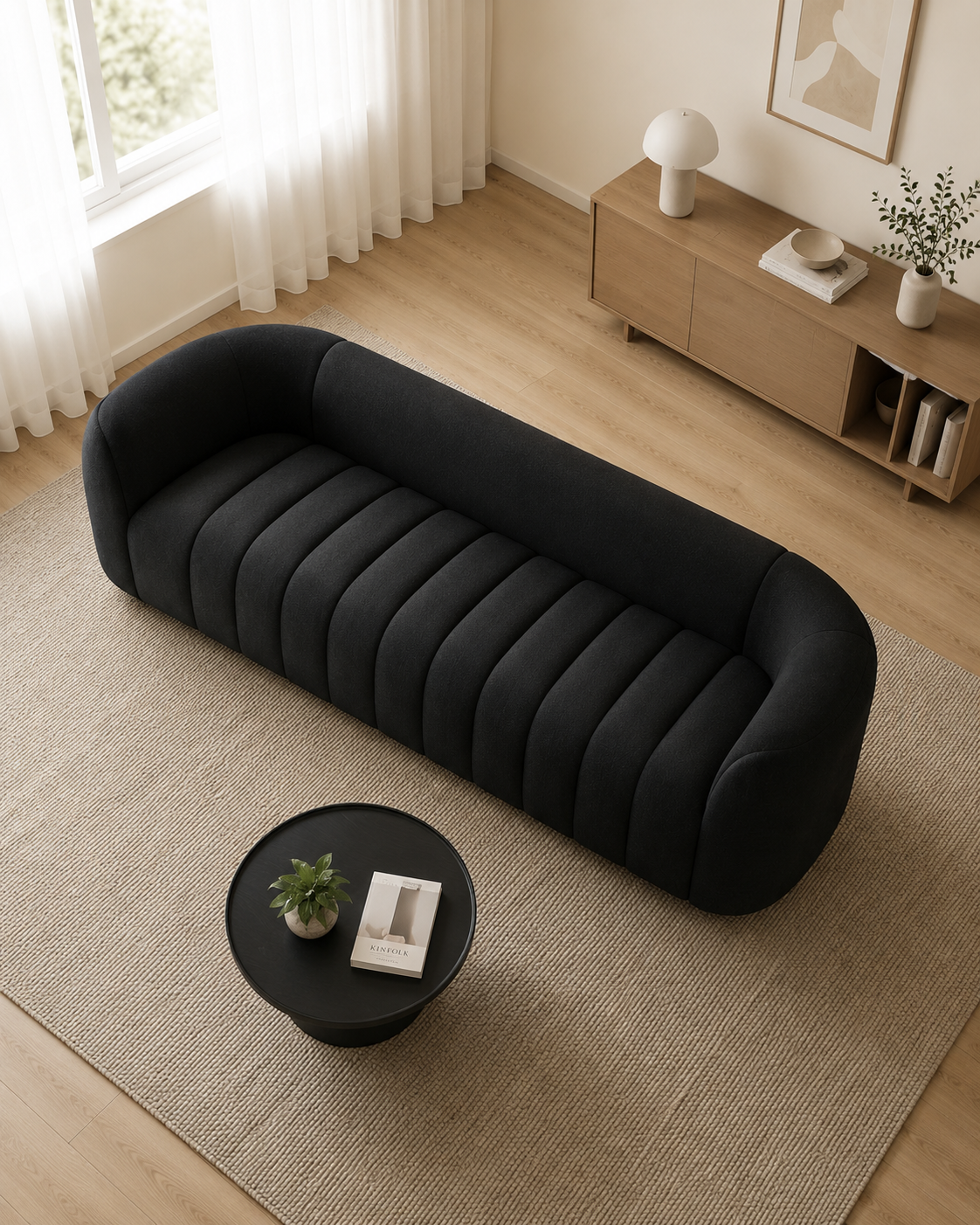 Livia Fabric Sofa
