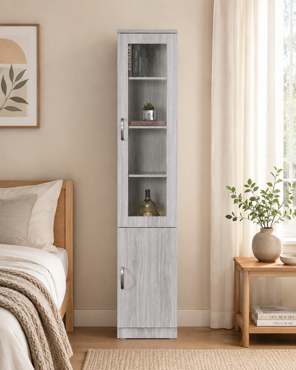 Ashbourne Slim Display Cabinet