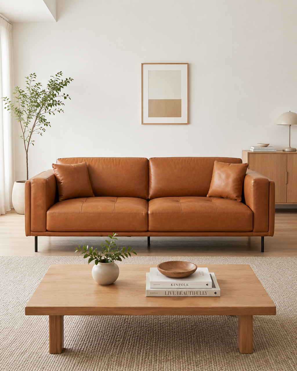 Aldric Leather Sofa
