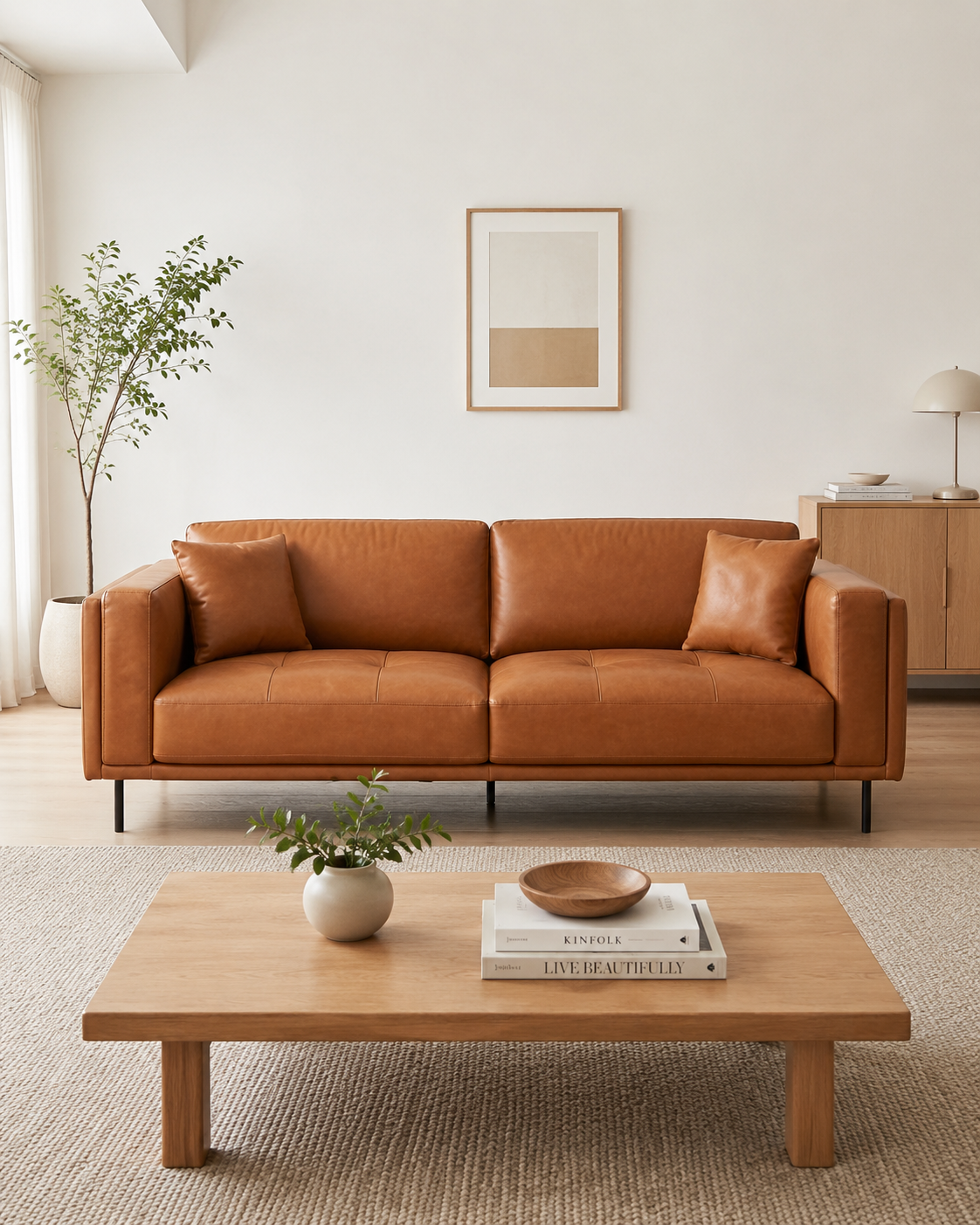 Aldric Leather Sofa