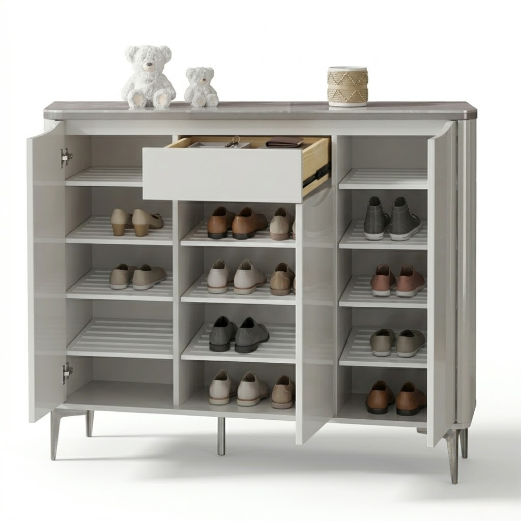 Morris 3 Door Shoe Cabinet (120cm)