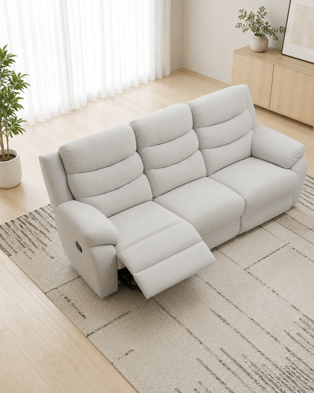 Callen Fabric Recliner Sofa