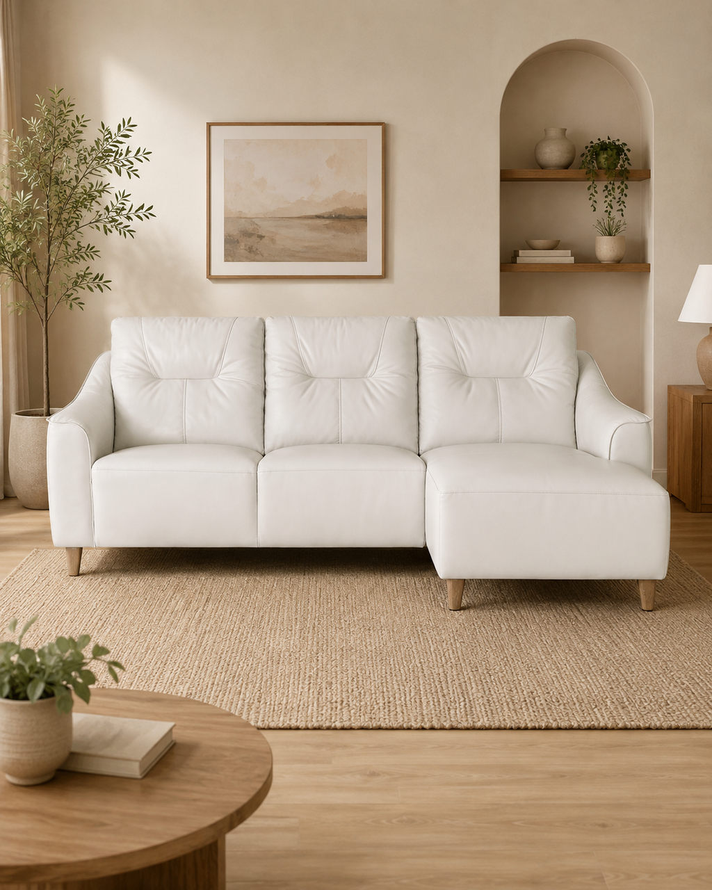 Wetherby Half Leather Sofa
