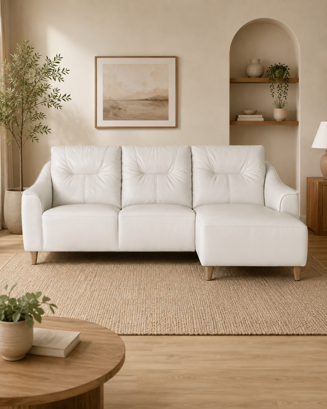 Wetherby Half Leather Sofa