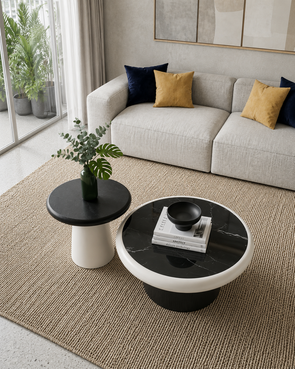 Orla Crystallised Stone Coffee Table