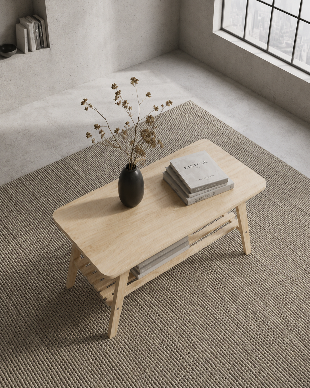 Haru Wooden Coffee Table
