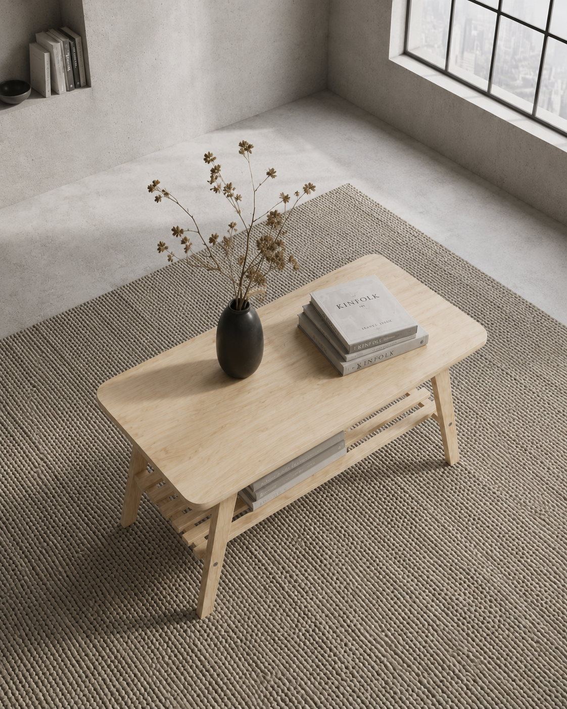 Haru Wooden Coffee Table