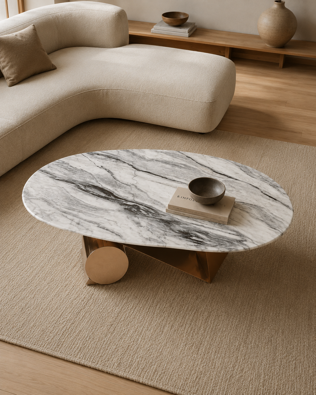 Seraphine Marble Coffee Table