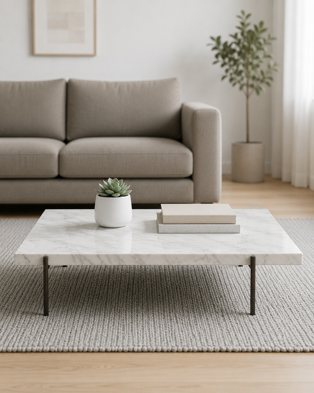 Mira Natural Stone Coffee Table