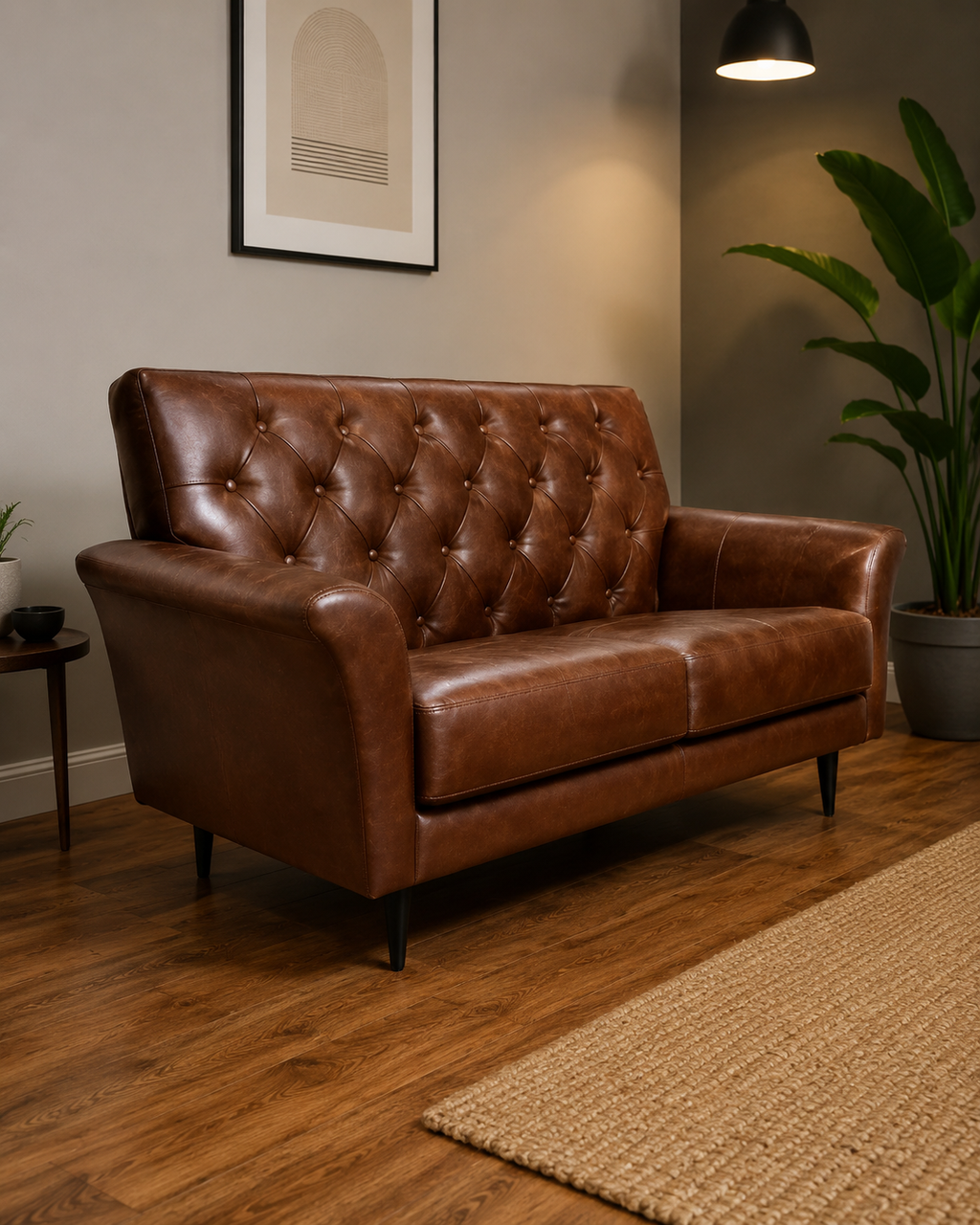 Westbury Faux Leather Sofa