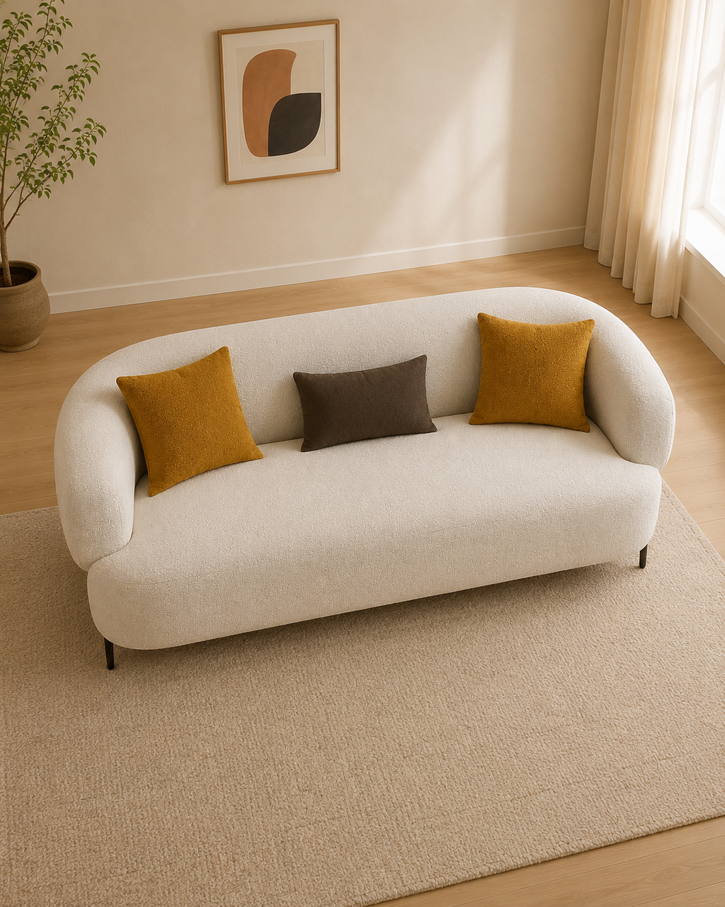 Solenne Fabric Sofa