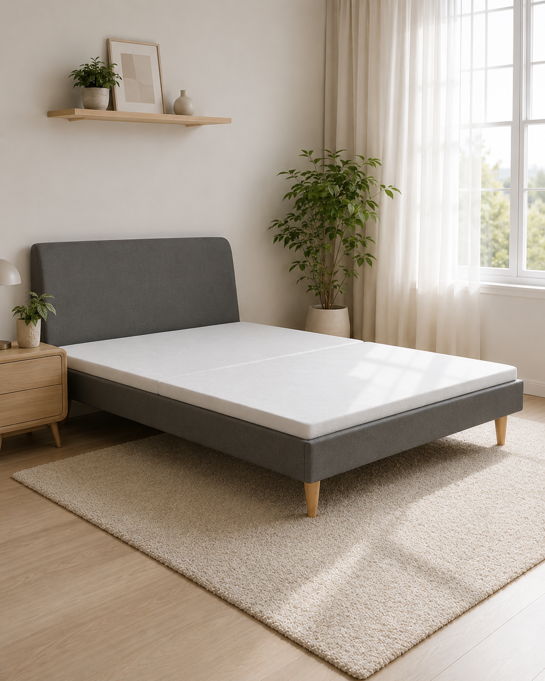 Luma 3-Fold Bamboo Foam Mattress