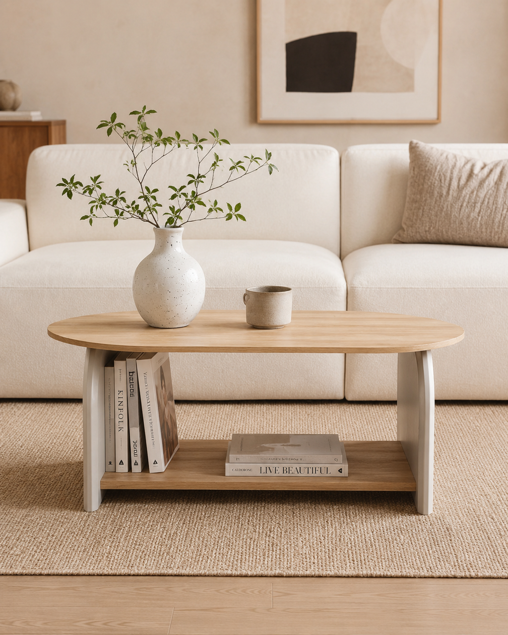 Cala Wooden Coffee Table