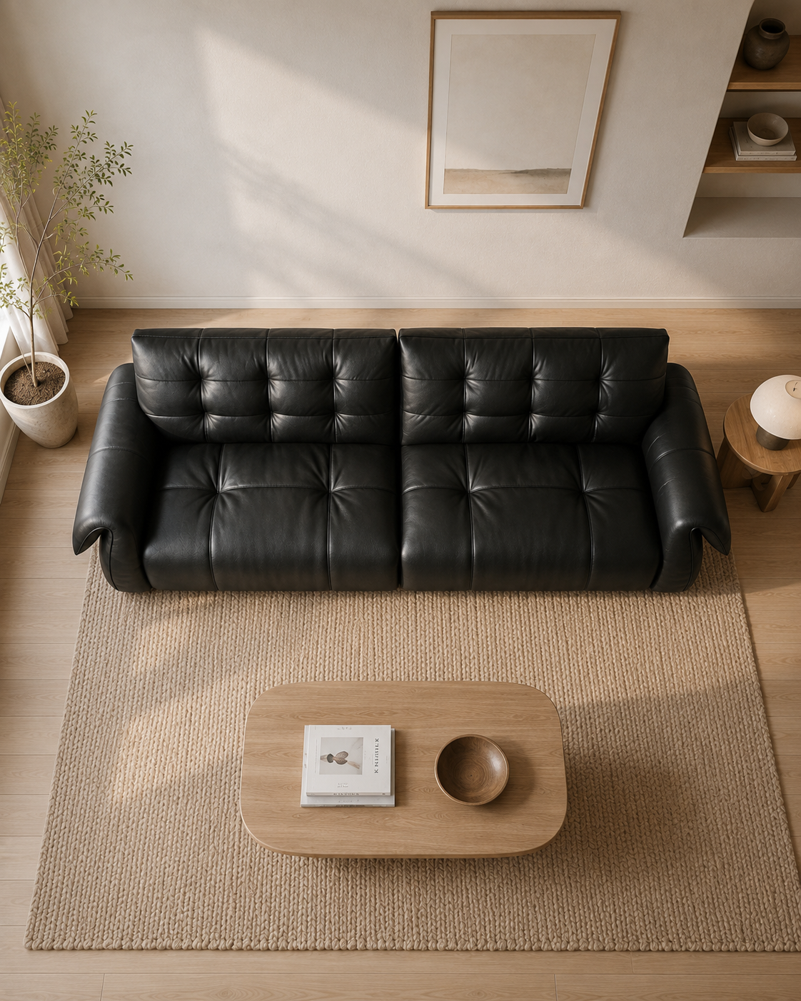 Corvin Leather Sofa