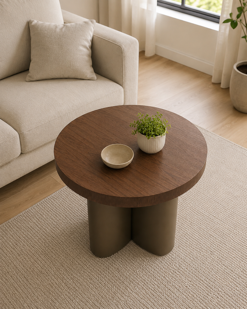 Ravel Walnut Side Table