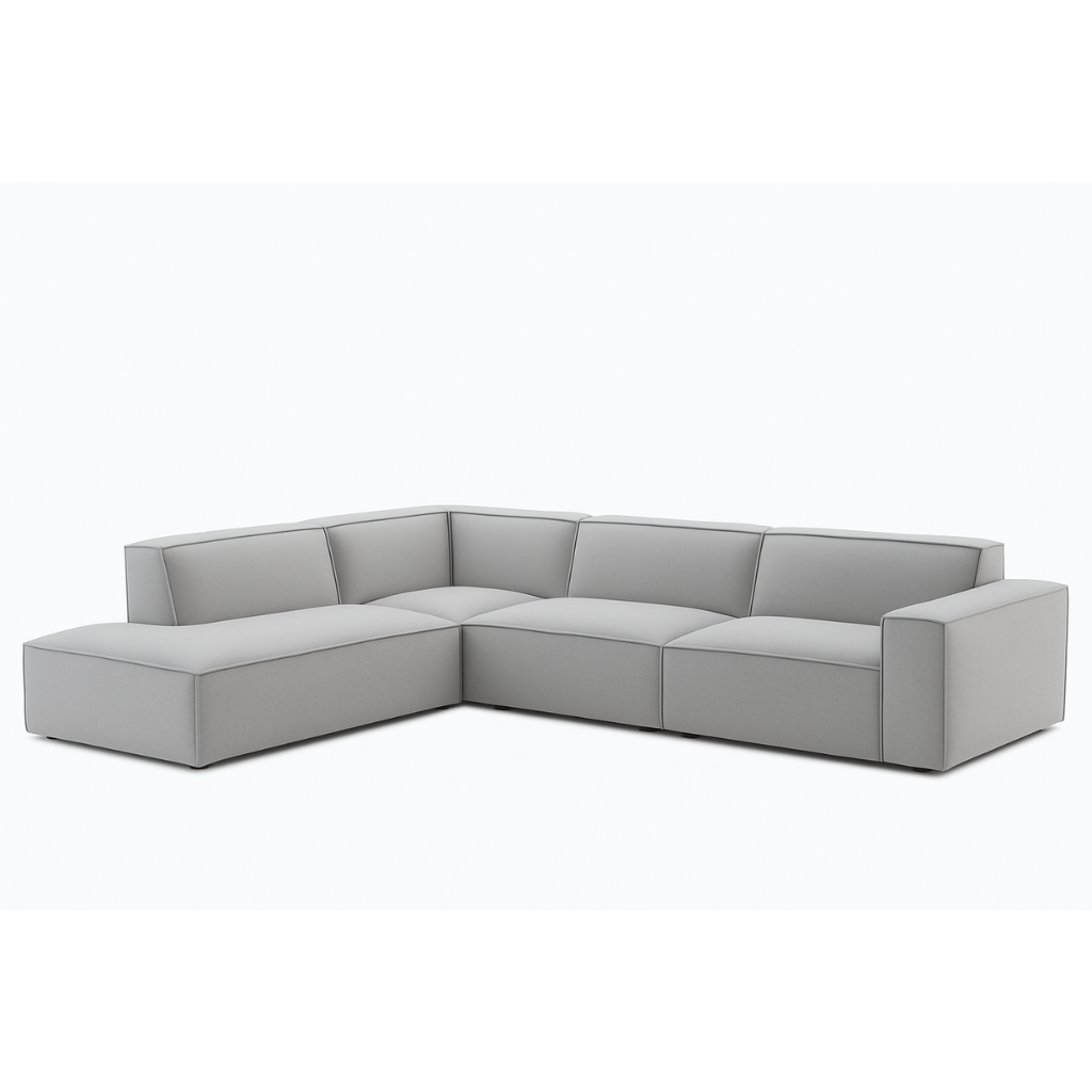 Giacomo Fabric 4 Seater Corner Sofa (Pet Friendly)
