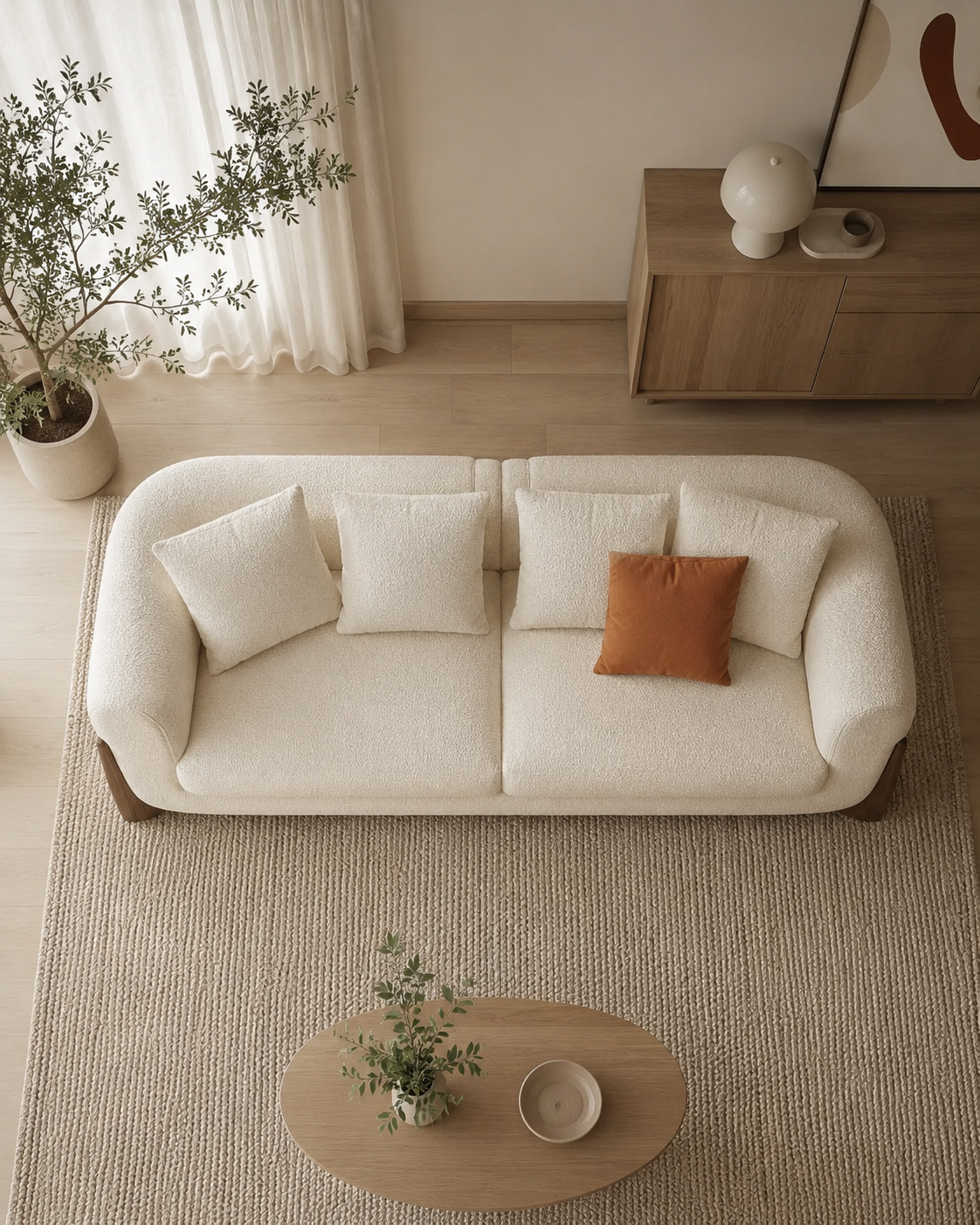 Talia Fabric Sofa
