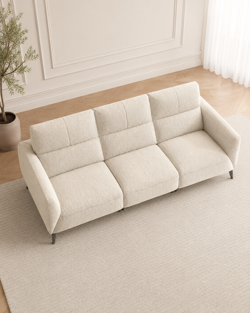 Margot Chenille Fabric Sofa