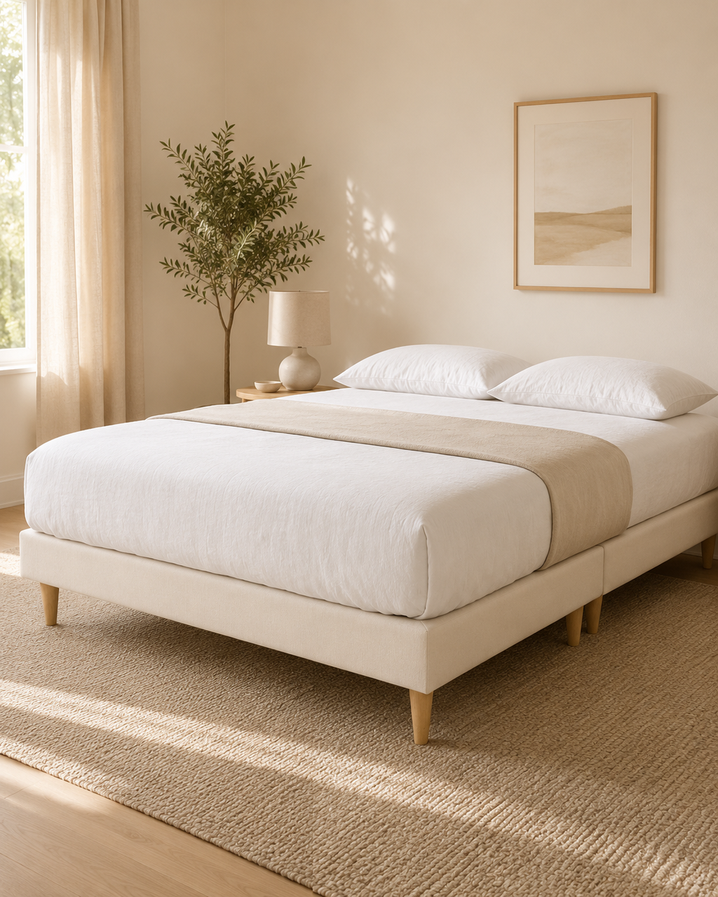 Sora Upholstered Divan Bed Frame
