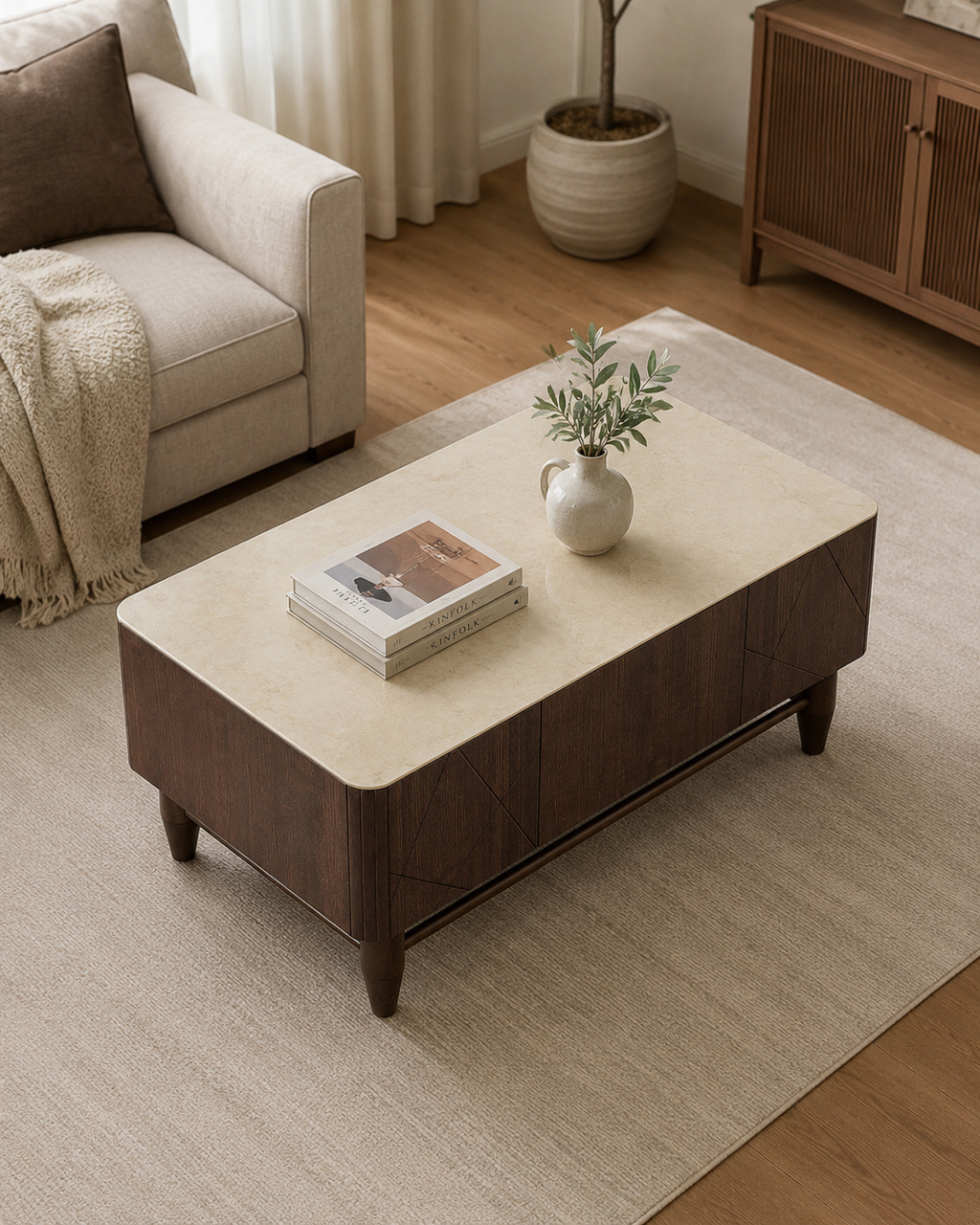 Larkin Wooden Coffee Table