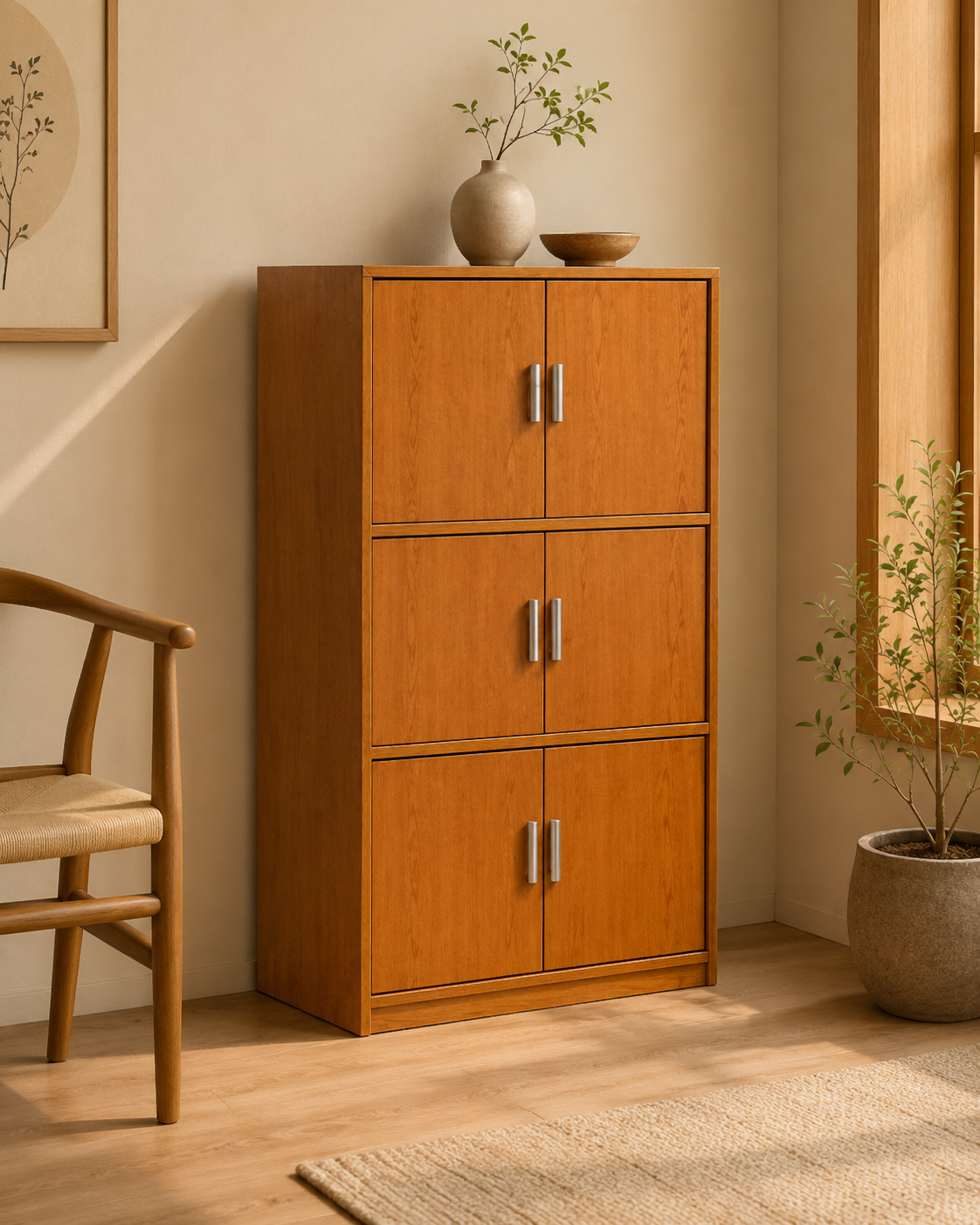 Sienna Cherry Storage Cabinet