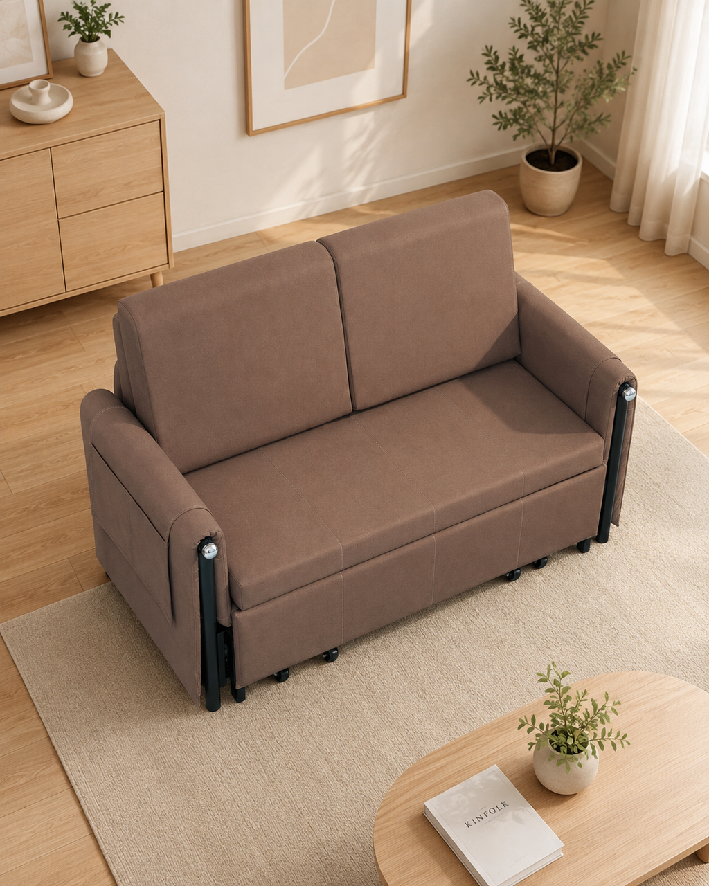 Mirevon Fabric Sofa Bed