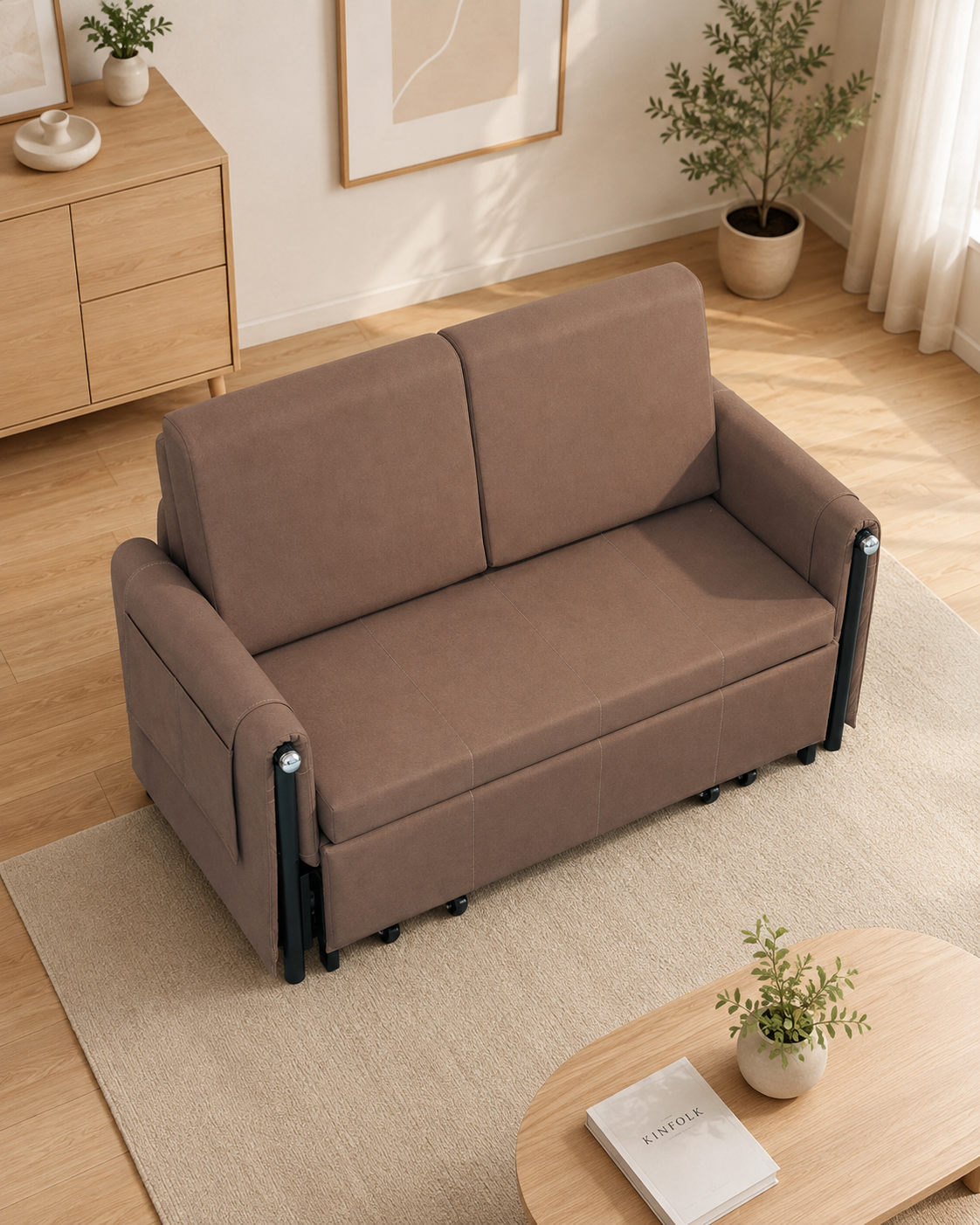 Mirevon Fabric Sofa Bed