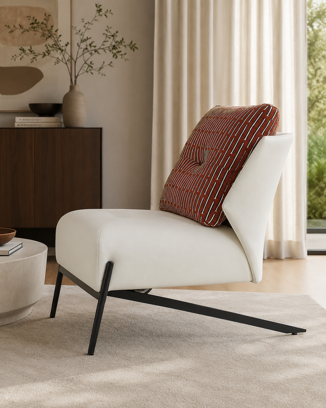 Verrin Leathaire Lounge Chair