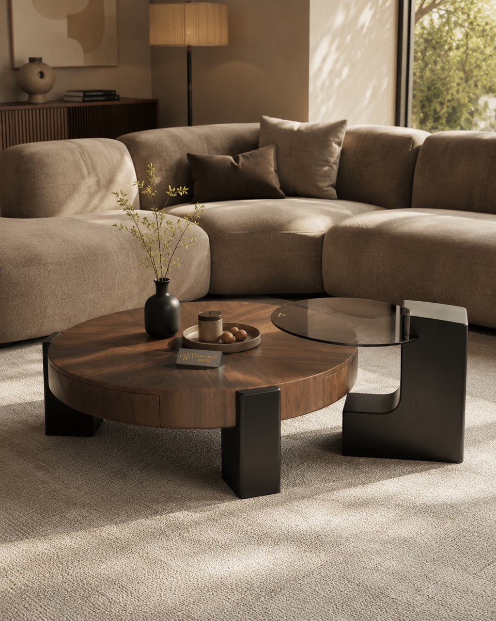 Kairo Walnut Coffee Table