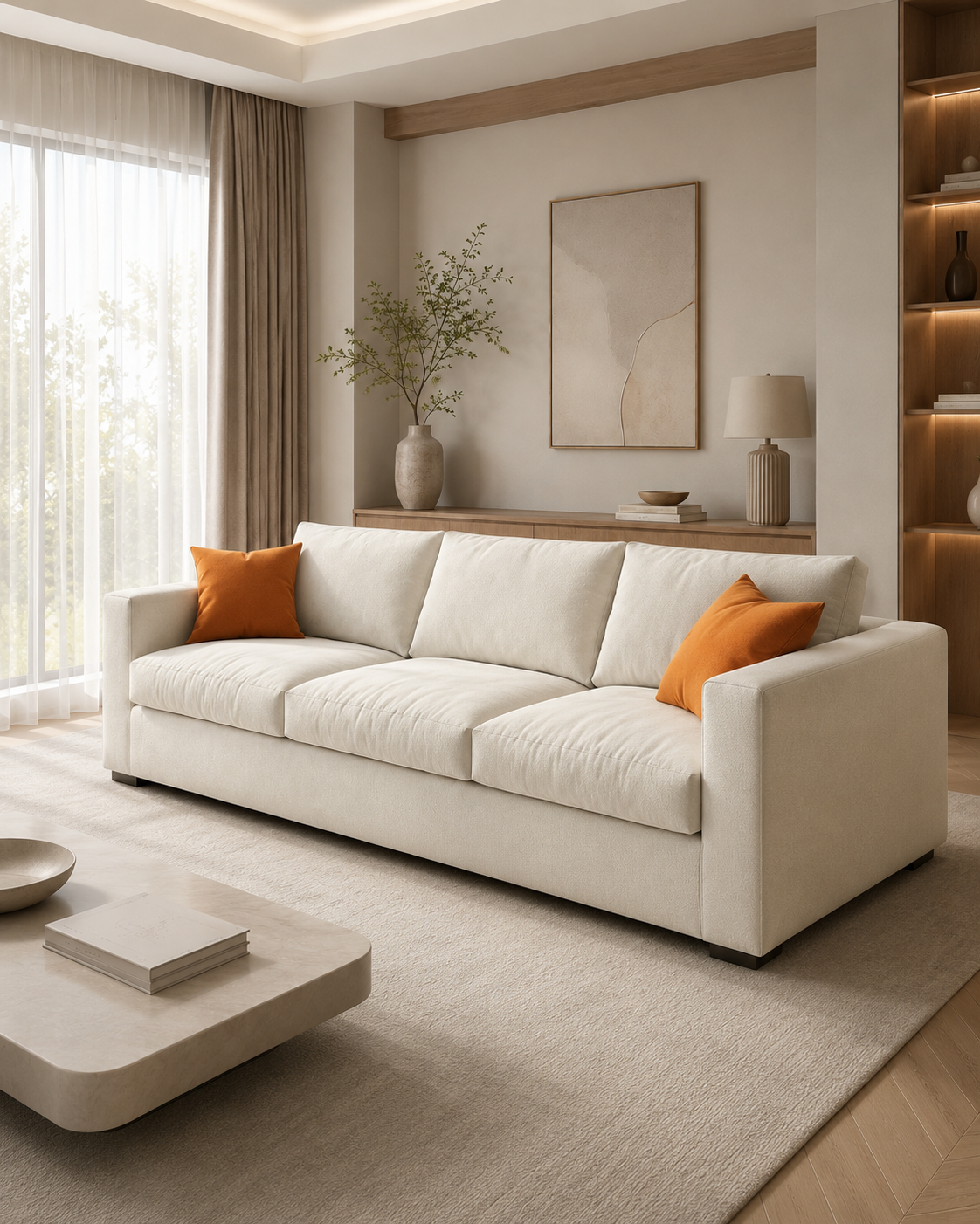 Lunara Fabric Sofa