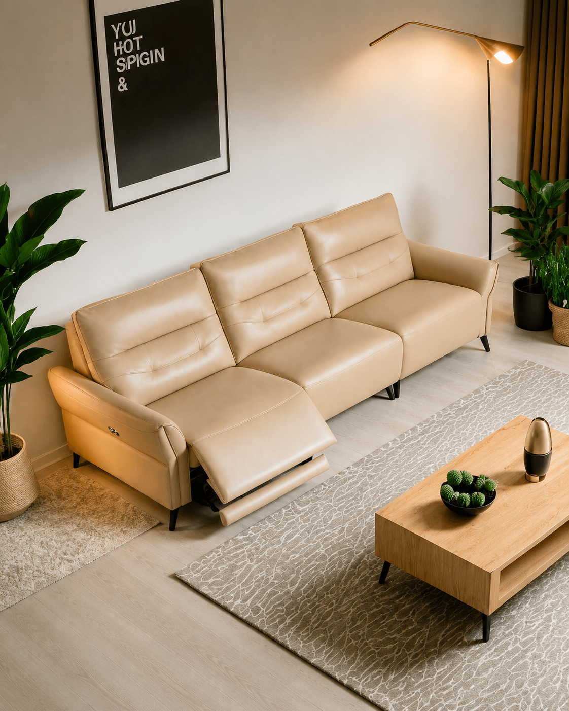 Radcliffe Leather Recliner Sofa