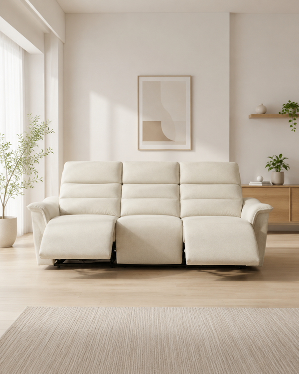 Vellora Fabric Recliner Sofa