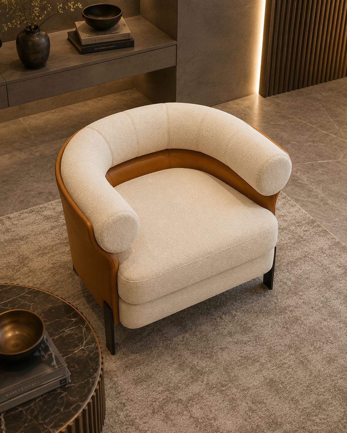 Valcour Fabric Lounge Chair