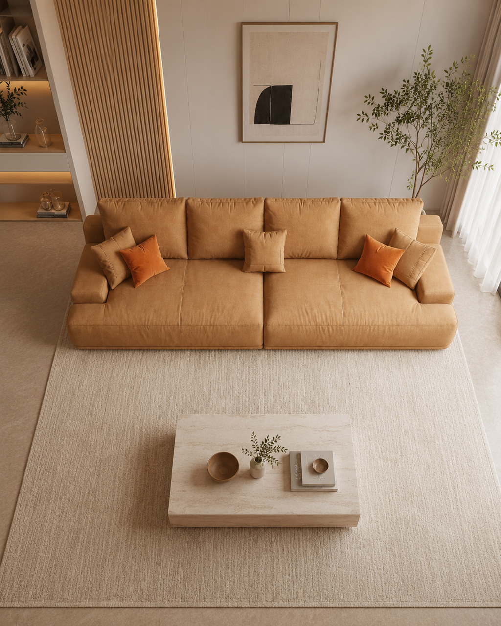 Nerissa Fabric Chaise Sofa