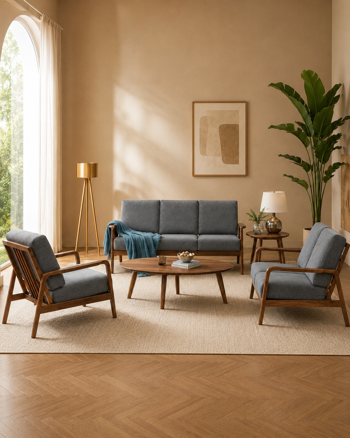 Stellan Wooden Sofa