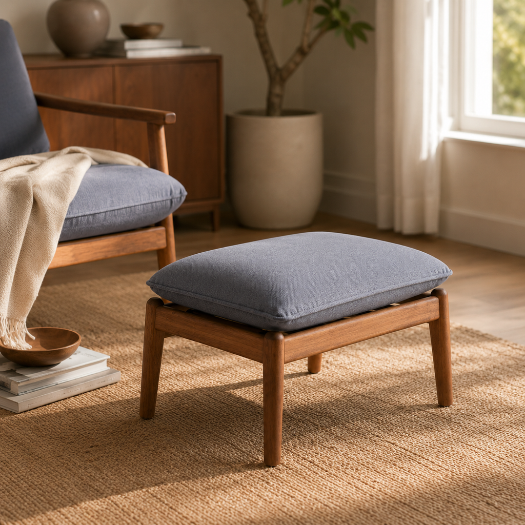 Niko Fabric Ottoman