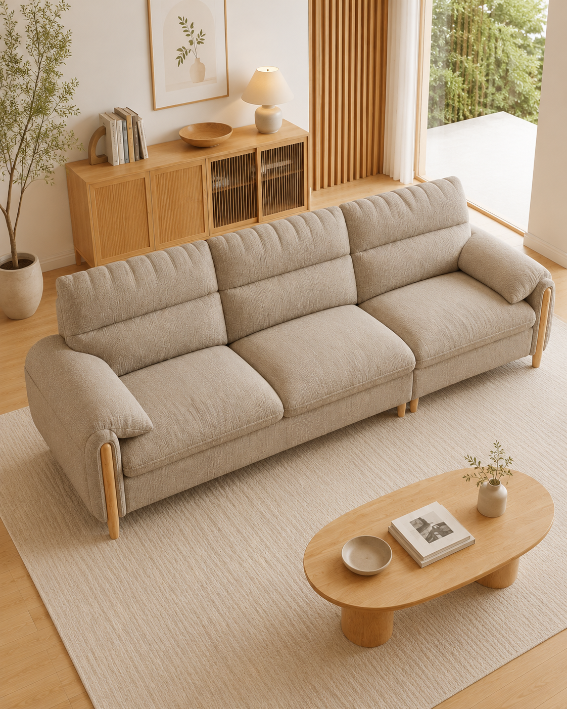 Nara Fabric Sofa