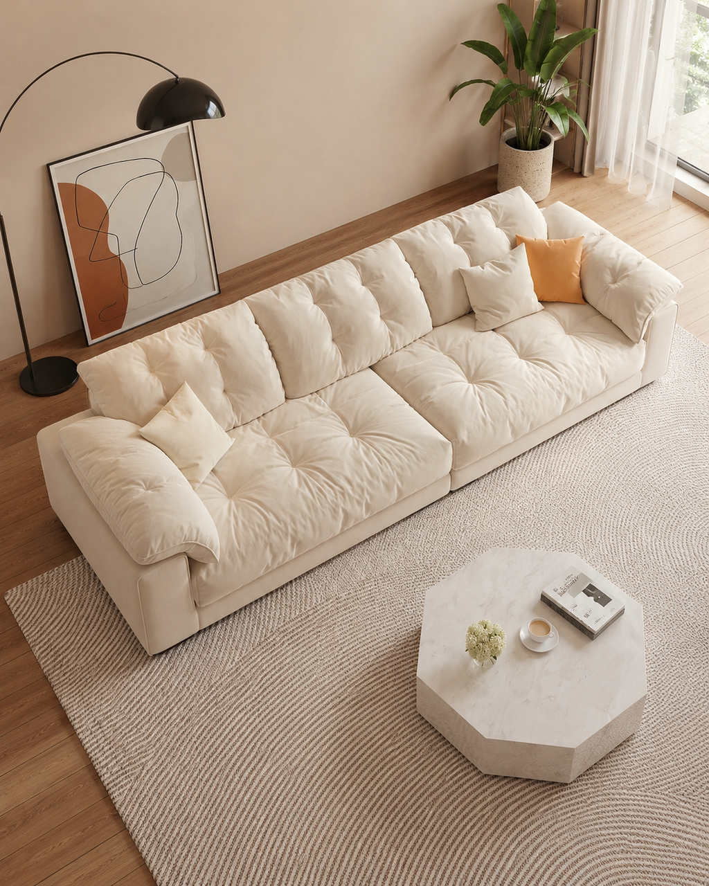 Lumiere Fabric Sofa