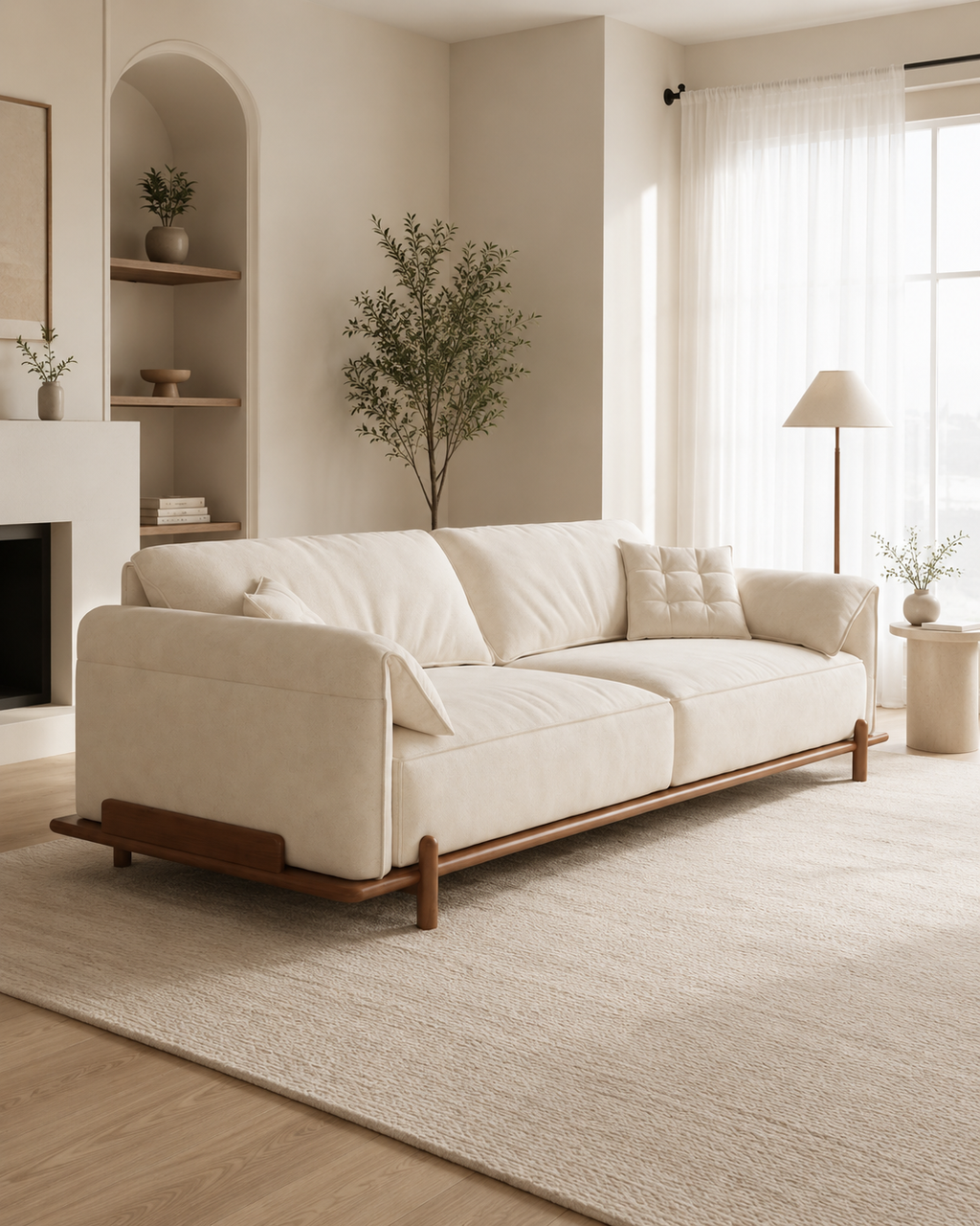 Auria Fabric Sofa