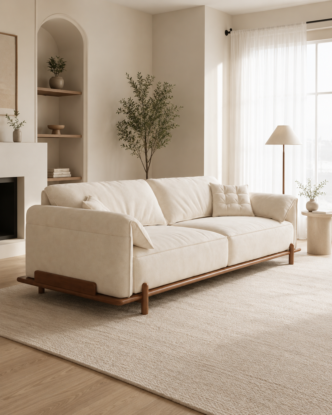 Auria Fabric Sofa