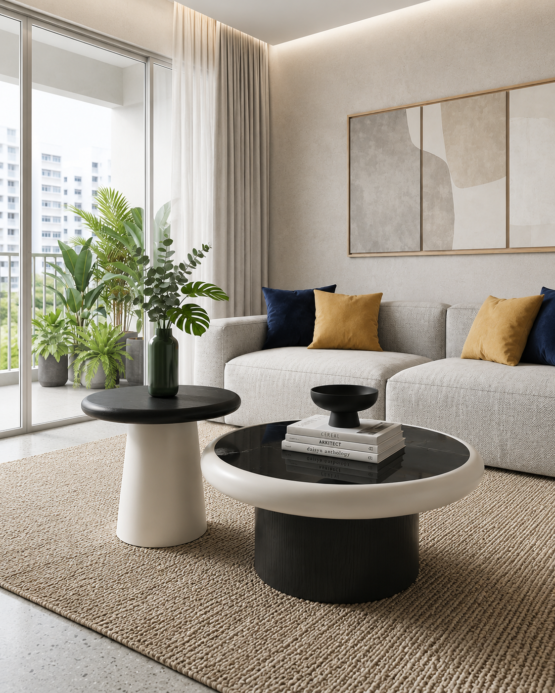 Orla Crystallised Stone Coffee Table