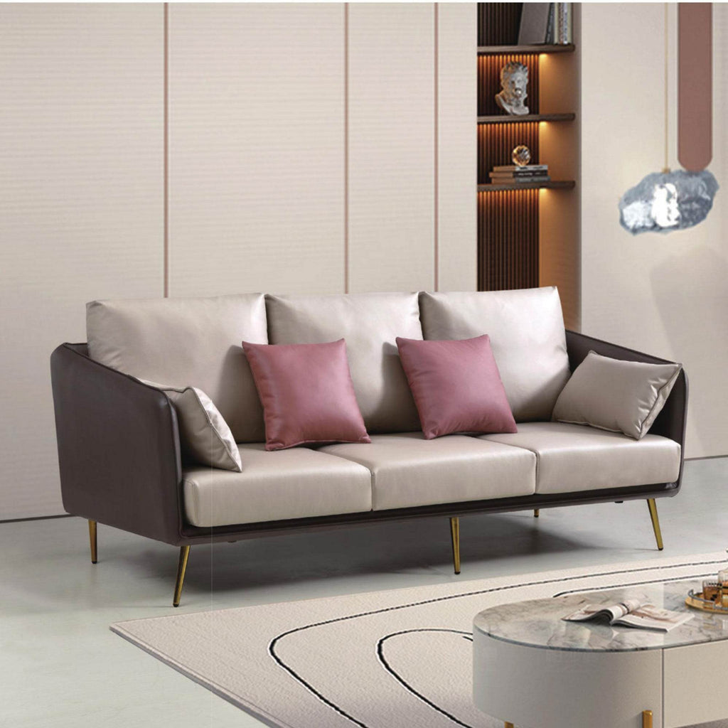 Allister Faux Leather Sofa