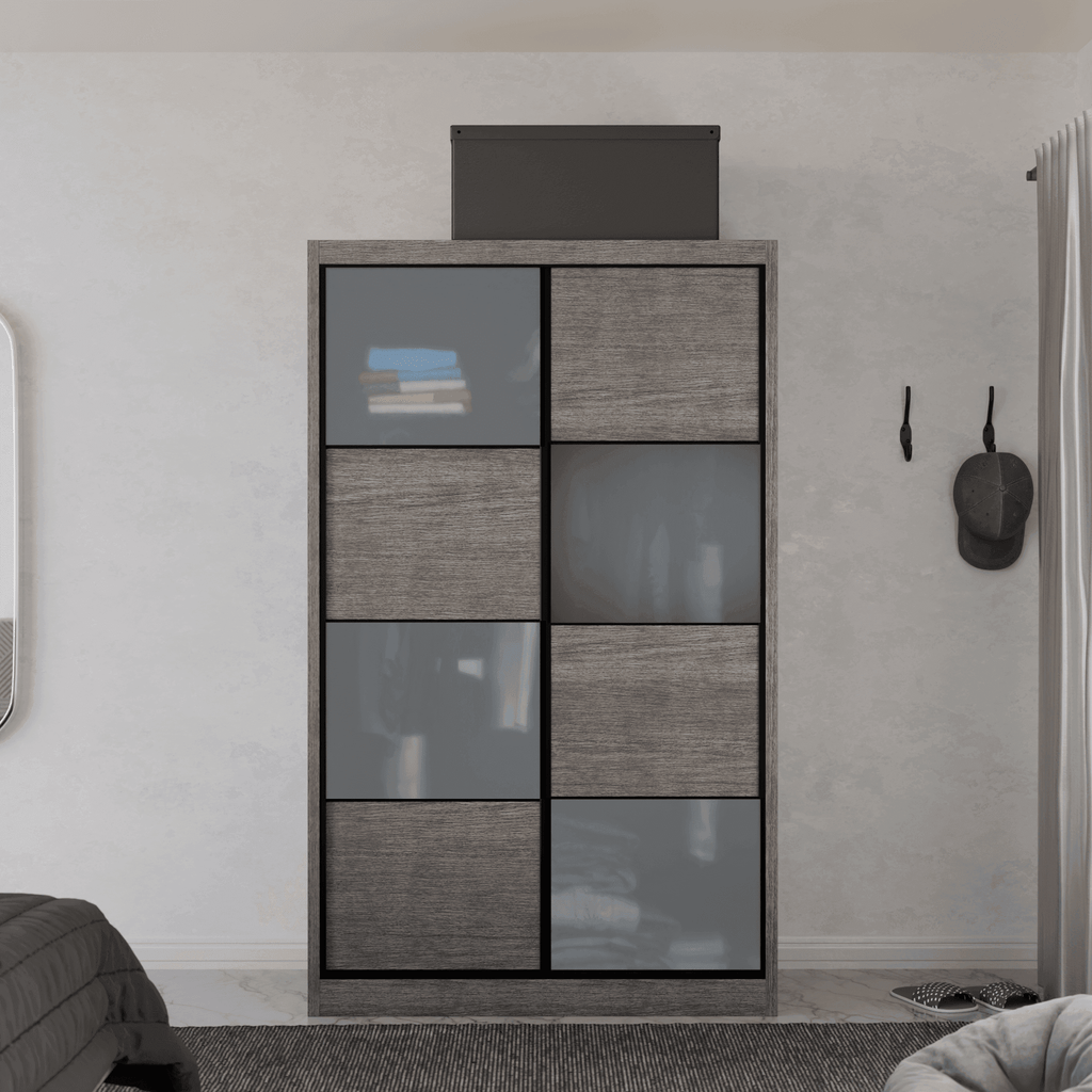Angelina Modular Wardrobe (Frosted Glass)