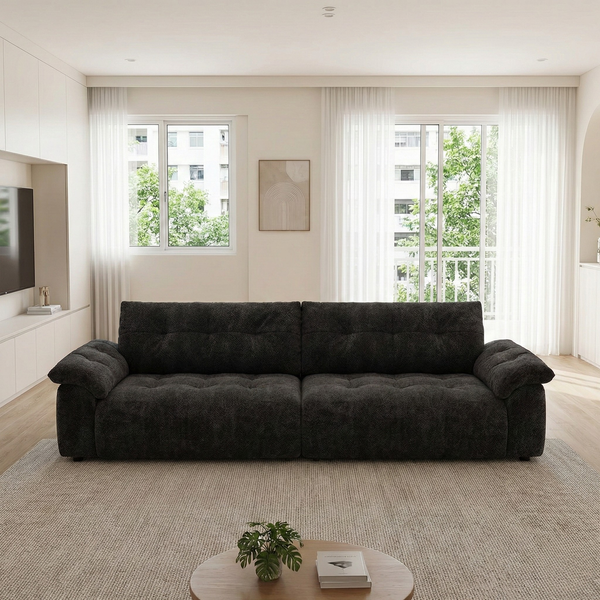 Ardent Fabric Adjustable Backrest Sofa