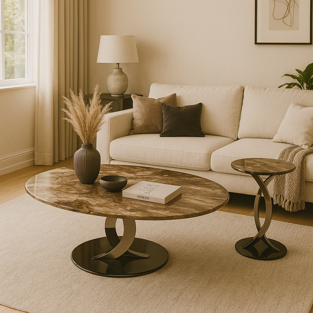Megafurniture | Ardian Cultured Marble Nesting Coffee Table | Coffee Table