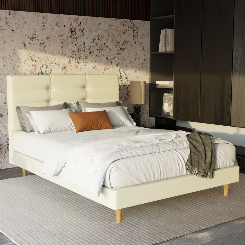 Arlen Faux Leather Bed Frame