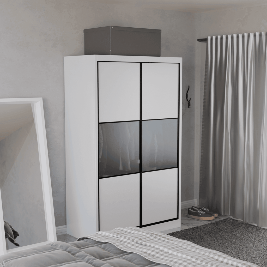 Audrey Modular Wardrobe (Frosted Glass)