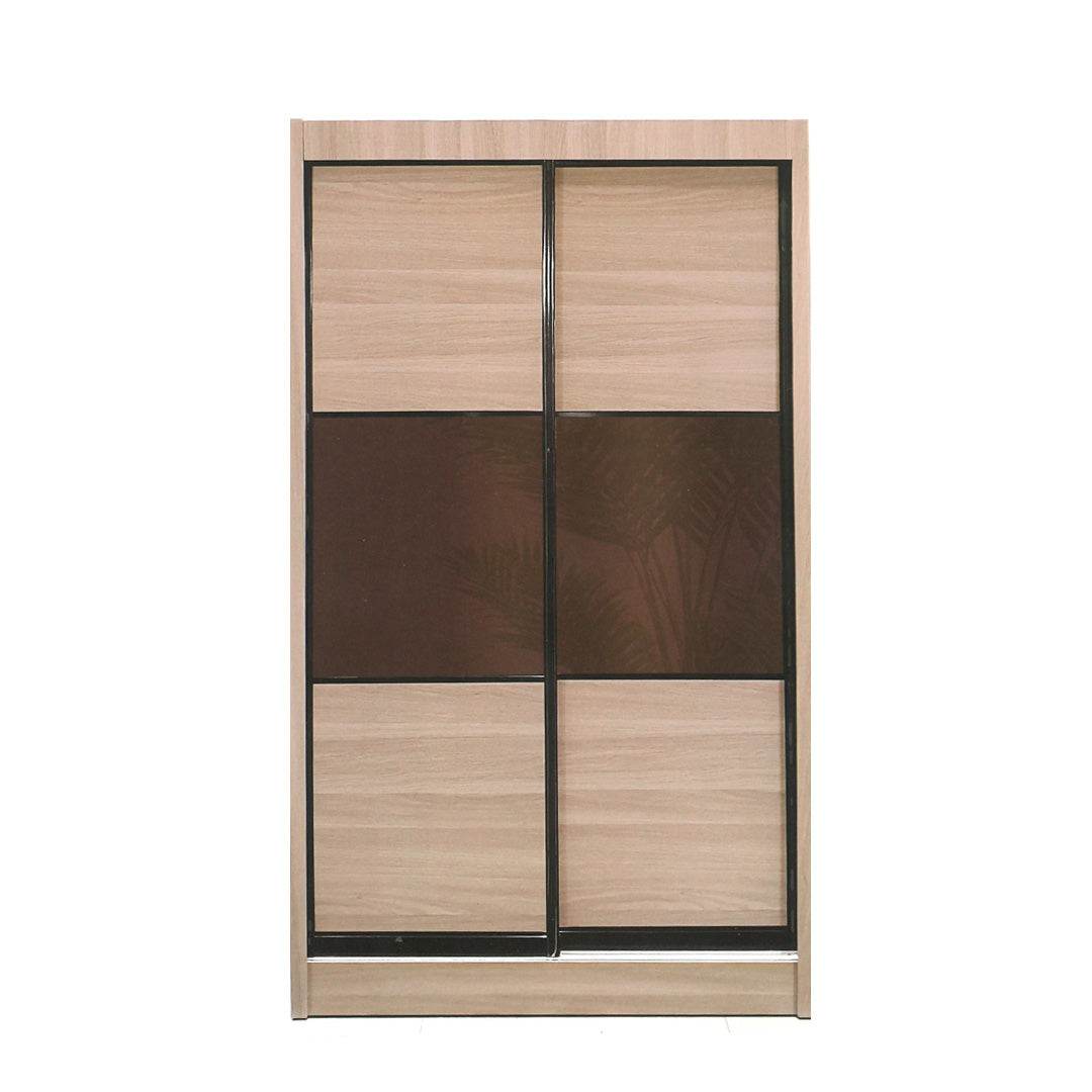Megafurniture | Brad Sliding Door Wardrobe (115cm) | Sliding Door Wardrobe