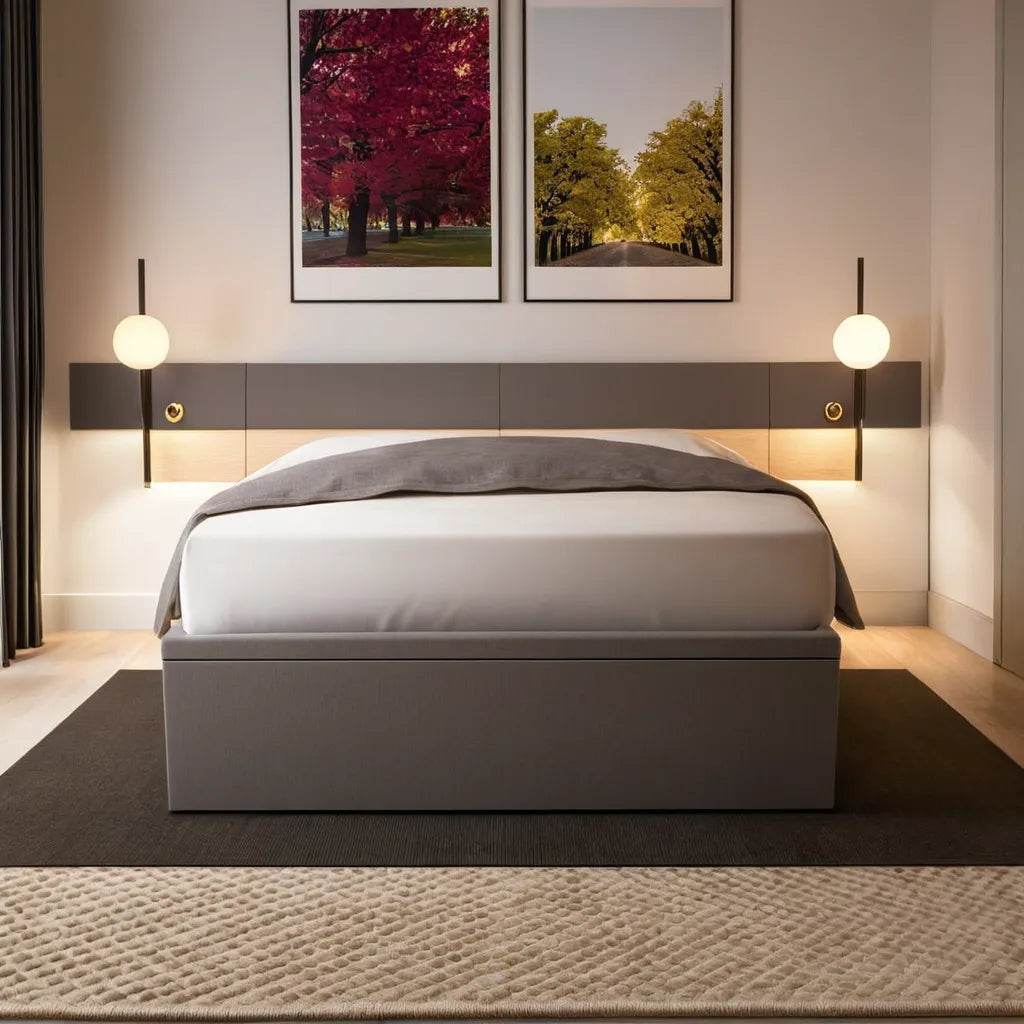 Megafurniture | Brenna Storage Bed Base Only (Pet Friendly & Water Repellent) | Storage Bed